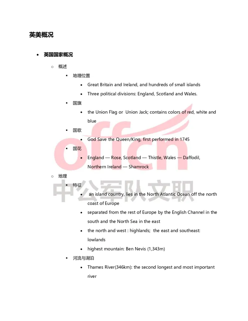 专业科目-外国语言文学-英语_军队文职(1)_04.军队文职思维导图（公共+专业）