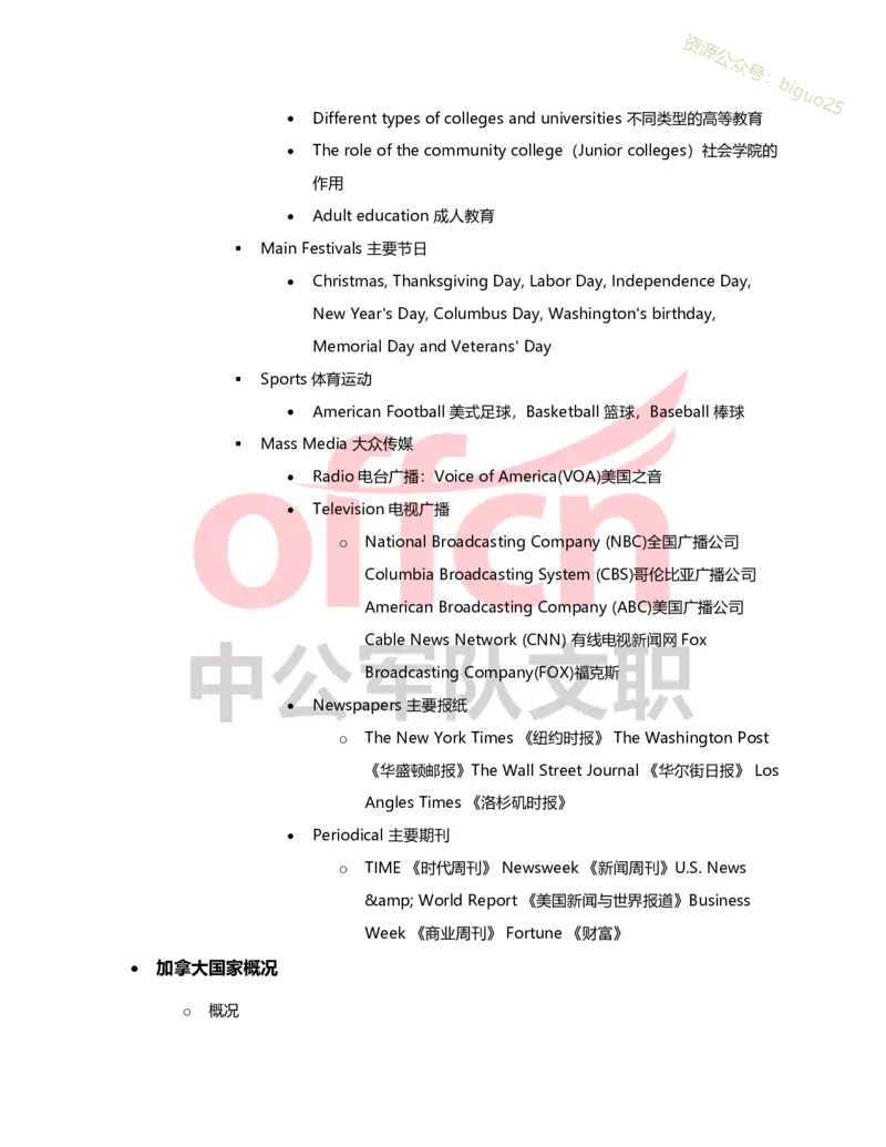 专业科目-外国语言文学-英语_军队文职(1)_04.军队文职思维导图（公共+专业）