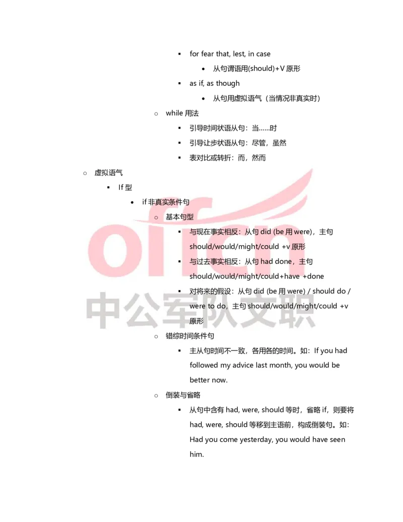 专业科目-外国语言文学-英语_军队文职(1)_04.军队文职思维导图（公共+专业）