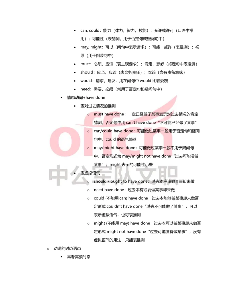 专业科目-外国语言文学-英语_军队文职(1)_04.军队文职思维导图（公共+专业）