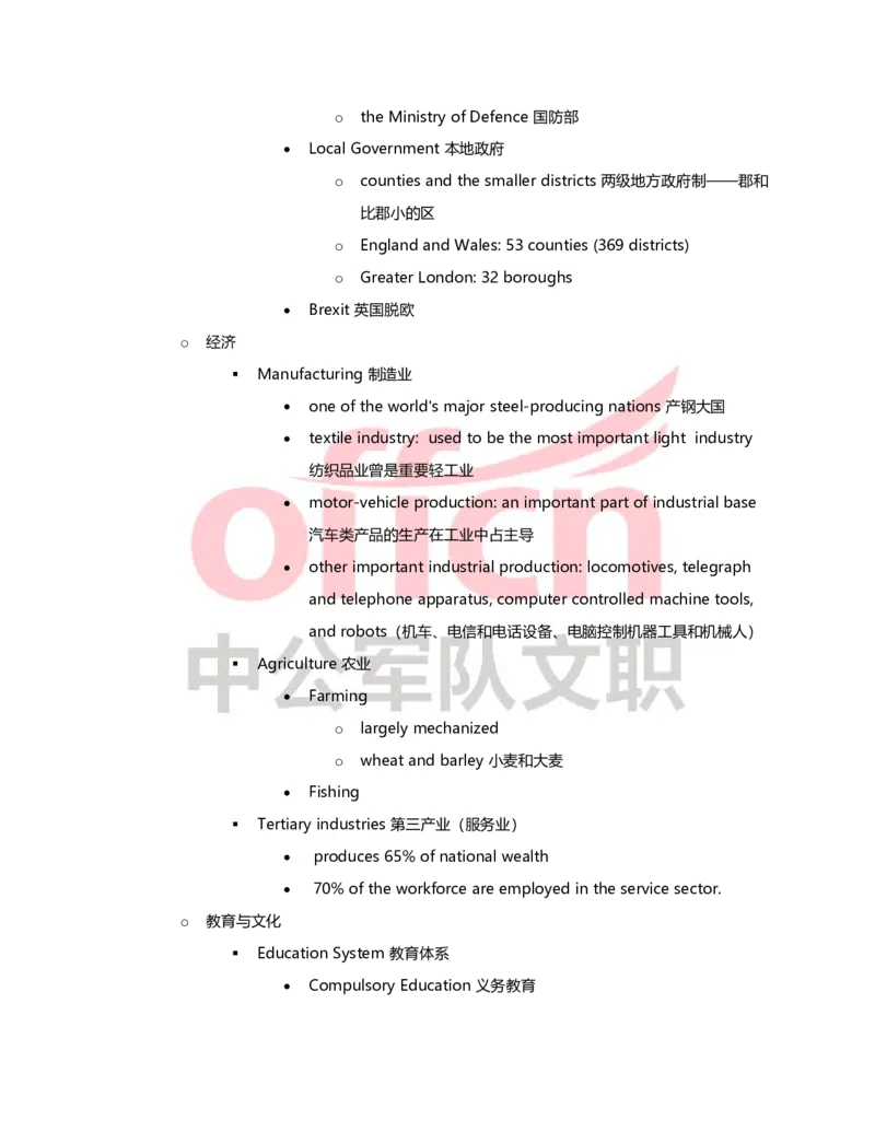 专业科目-外国语言文学-英语_军队文职(1)_04.军队文职思维导图（公共+专业）