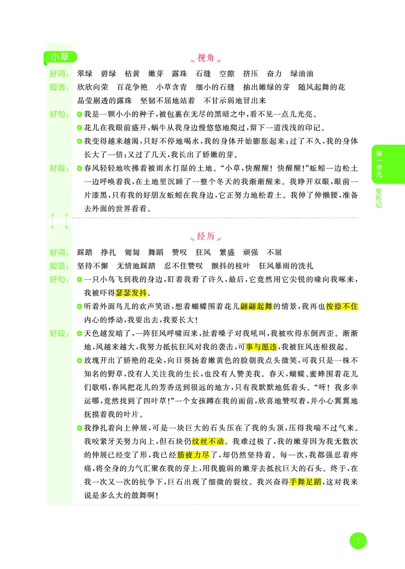 25秋53小学基础练六上作文素材大全语文_25秋53小学基础练3-6上作文素材大全语文