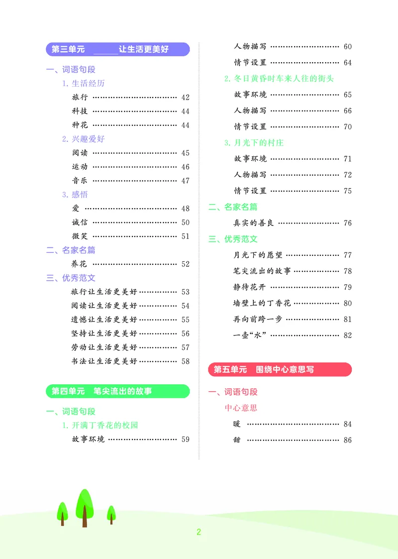25秋53小学基础练六上作文素材大全语文_25秋53小学基础练3-6上作文素材大全语文
