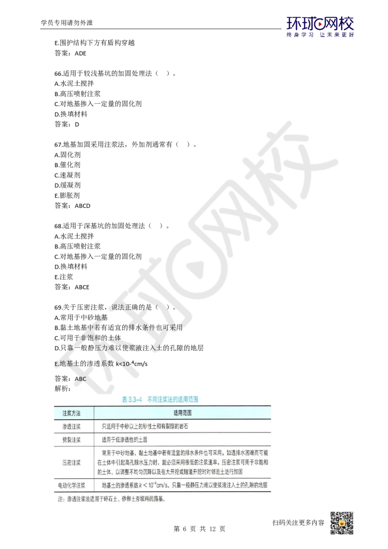 13.一建市政章节选择题-第三章-隧道工程（3）_2026年一级建造师_2026年一建市政_2025年一建市政SVIP_03-习题精析✿实战特训✿模考通关_29-市政《章节选择班》董雨佳HQ推荐