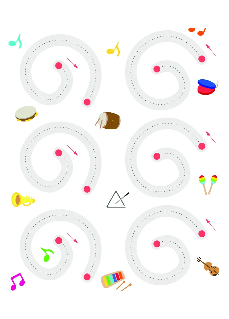 2352运笔走线_一年级上下册资料_小学一年级学习资料-25年更新版_1-00、幼小衔接_幼小衔接专注力启蒙篇_儿童专注力连线训练