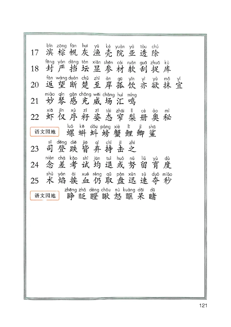 25秋三上语文新版课堂笔记128页_2025秋《课堂笔记预习课》语文1-6