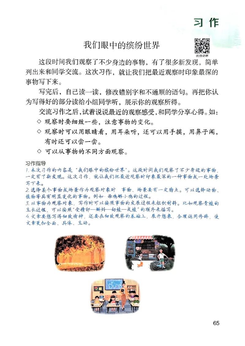 25秋三上语文新版课堂笔记128页_2025秋《课堂笔记预习课》语文1-6