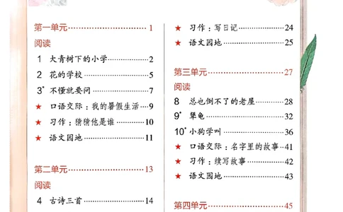 25秋三上语文新版课堂笔记128页_2025秋《课堂笔记预习课》语文1-6