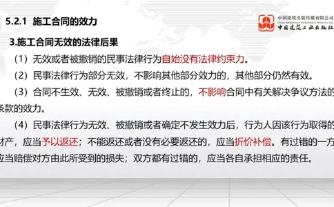 A14节：5.2.1施工合同的效力～5.2.4施工合同的权利义务终止（12.23）_2026年一建法规_2025年一建法规SVIP_02-基础精讲✿高端面授✿深度强化_06-法规《两轮基础直播》王文静JGS_讲义