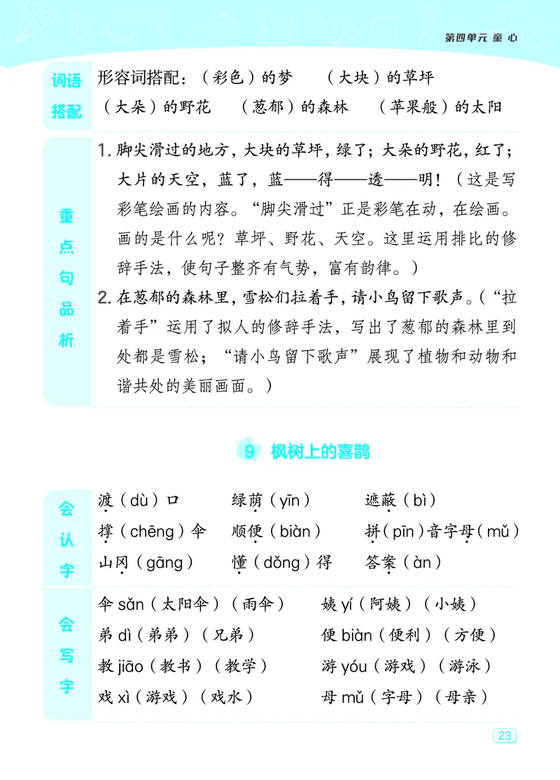 24春典中点二年级语文下（R版）课堂重点笔记_Password_Removed_二年级上下册资料_小学二年级学习资料-25年更新版_2-02、小学二年级语文下册_2-2-1、复习、知识点、归纳汇总
