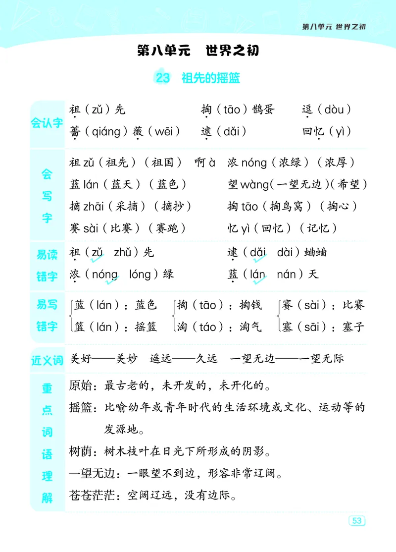24春典中点二年级语文下（R版）课堂重点笔记_Password_Removed_二年级上下册资料_小学二年级学习资料-25年更新版_2-02、小学二年级语文下册_2-2-1、复习、知识点、归纳汇总