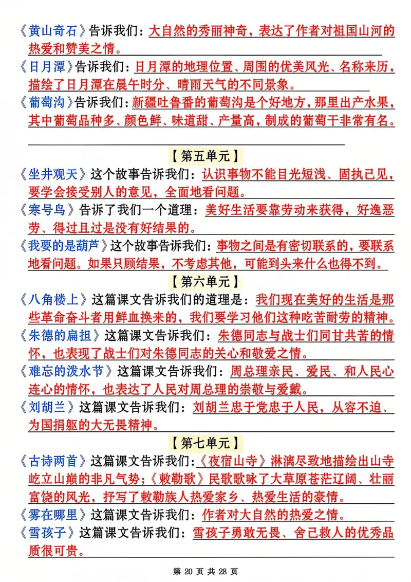 2010卓越教辅12.29二年级上册语文全册期末常考易错复习专项_纯图版_二年级上下册资料_二年级下册小红书同款资料_二下语文_二下语文