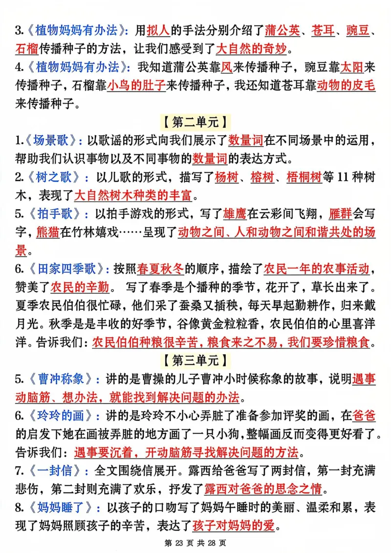 2010卓越教辅12.29二年级上册语文全册期末常考易错复习专项_纯图版_二年级上下册资料_二年级下册小红书同款资料_二下语文_二下语文