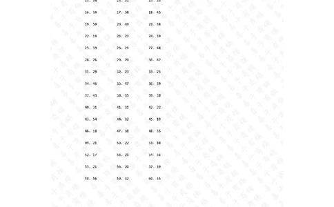 200以内&divide;1位第21~40篇答案_小学数学口算竖式脱式计算应用题一二三四五六年级上下册电_小学数学口算题库电子版（1-6）_小学数学口算三年级_口算题适合3年级