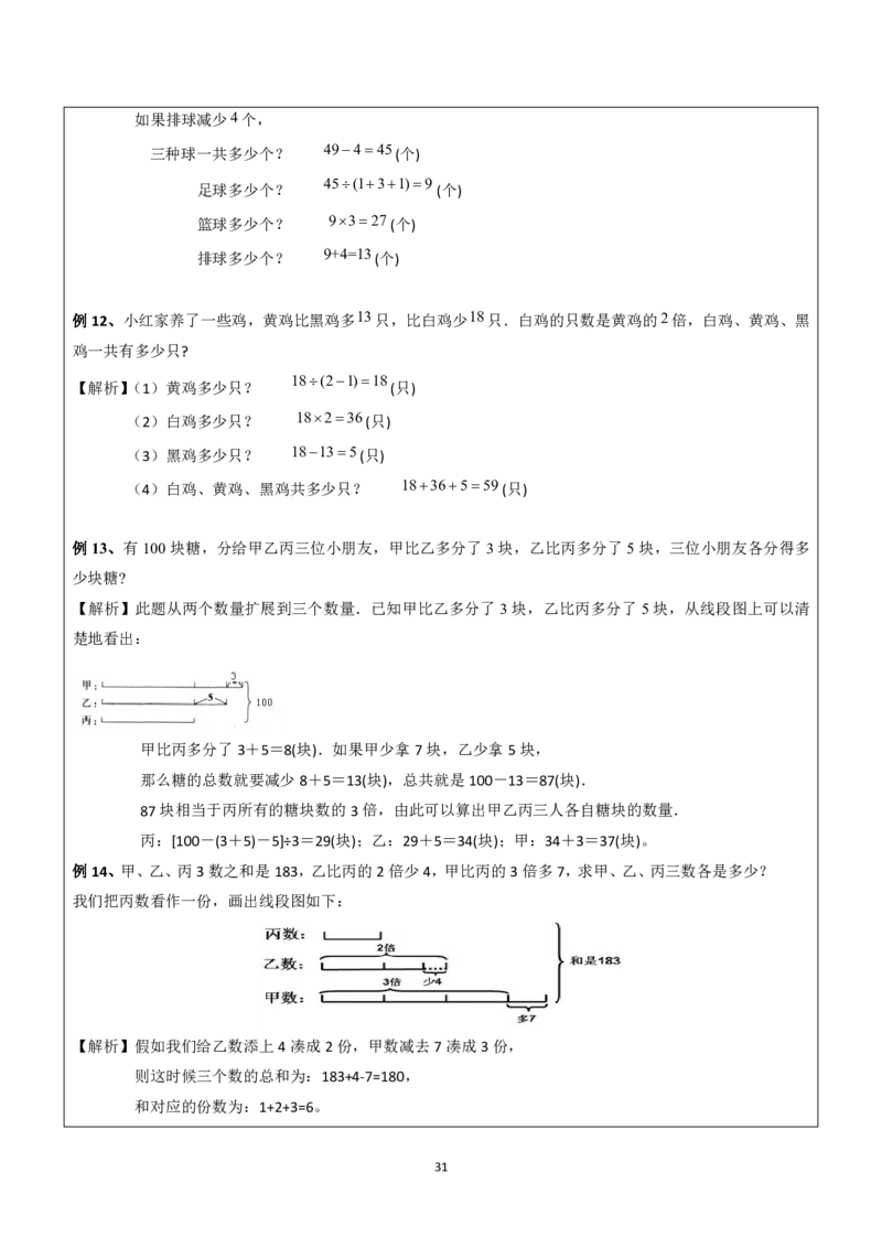 清华附小（20类）黄金母题（小学奥数）_7-2026小升初数学复习资料