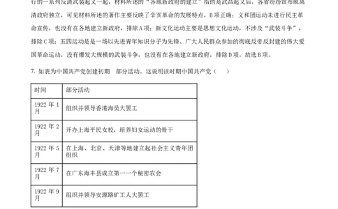 2022年高考历史试卷（天津）（解析卷）_历史历年高考真题_新&middot;Word版2008-2025&middot;高考历史真题_历史（按试卷类型分类）2008-2025_自主命题卷&middot;历史（2008-2025）_天津自主命题&middot;历史（2008-2024）
