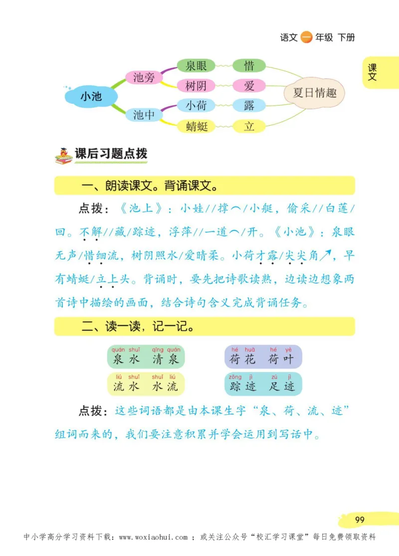 23年新版一年级下册语文小学生创新学习课堂笔记_一年级上下册资料_一年级上语数英上下册学习资料_3-6-2、小学一年级语文下册_统编、部编、人教（语文全国统一只有一个版）_2023更新