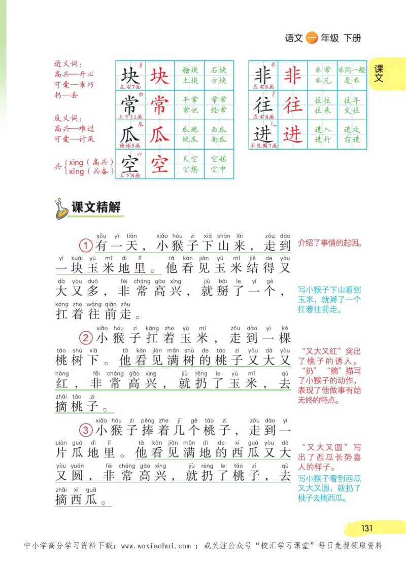 23年新版一年级下册语文小学生创新学习课堂笔记_一年级上下册资料_一年级上语数英上下册学习资料_3-6-2、小学一年级语文下册_统编、部编、人教（语文全国统一只有一个版）_2023更新