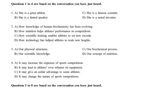 2020.07六级真题全1套可复制可搜索，打印首选_大学英语四级+六级_六级真题_六级真题_2020年07月CET6题+解+音频