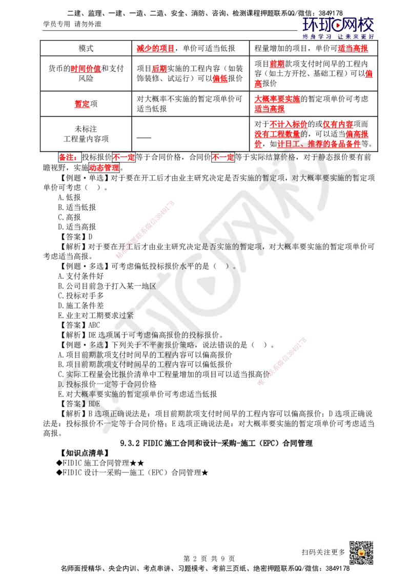 53.第53讲-第9章国际工程承包管理2_2026年一级建造师_2026年一建管理_2025年一建管理SVIP_02-基础精讲✿高端面授✿深度强化_25-管理《考点精讲班》张君、郑春秋HQ_郑春秋_讲义