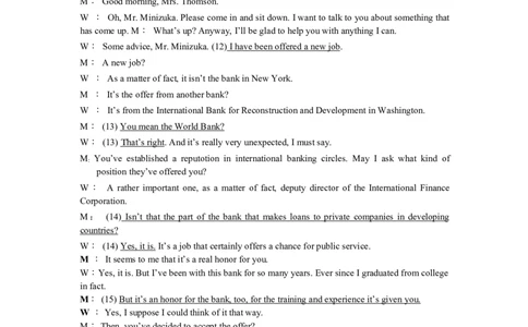 2014年6月四级听力答案解析（二）_大学英语四级+六级_四级真题_专项_四级听力专项_2010-2015_2014.06四级