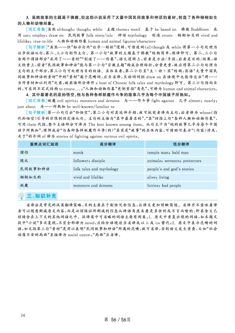 2020.09英语六级考试第1套解析_大学英语四级+六级_六级真题_六级真题_2020年09月CET6题+解+音频_03、答案解析