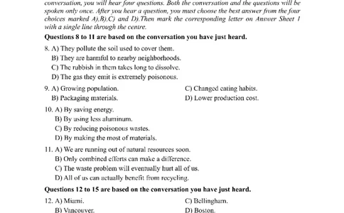 2015年06月四级真题第2套可复制可搜索_大学英语四级+六级_四级真题_四级真题_1990年-2018年真题资料合集_2015年06月CET4题+解+音频_01、真题PDF版（推荐使用）❤