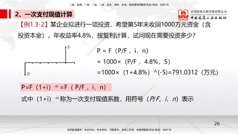02节1.2名义利率与有效利率计算、1.3资金等值计算及应用（12.16）_2026年一级建造师_2026年一建经济_2026年一建经济SVIP_2026一建经济SVIP_02-基础精讲✿高端面授✿深度强化_讲义