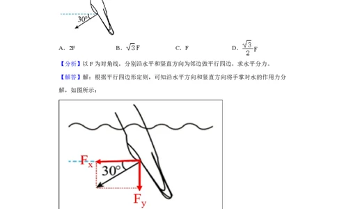 2021年高考物理试卷（重庆）（解析卷）_物理历年高考真题_新&middot;PDF版2008-2025&middot;高考物理真题_物理（按省份分类）2008-2025_2012-2025&middot;（重庆）物理高考真题