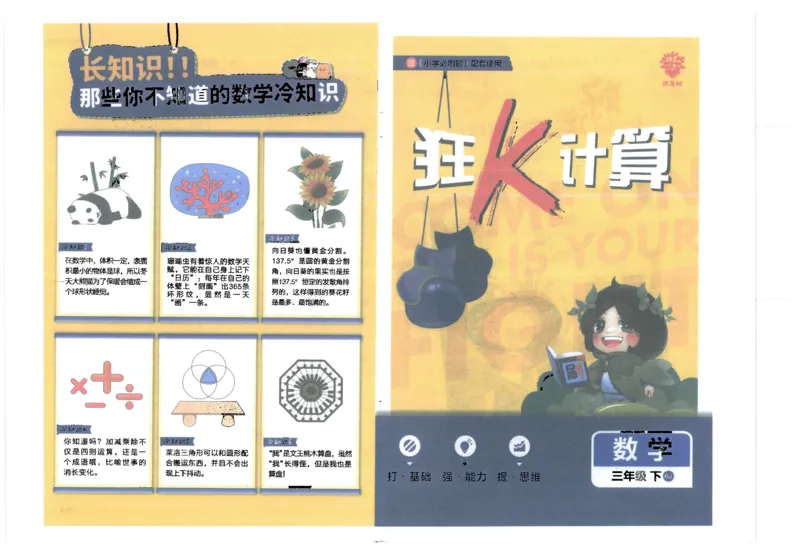 25小学必刷题数学三年级下RJ计算_三年级上下册资料_53黄冈多个品牌系列资料_数学