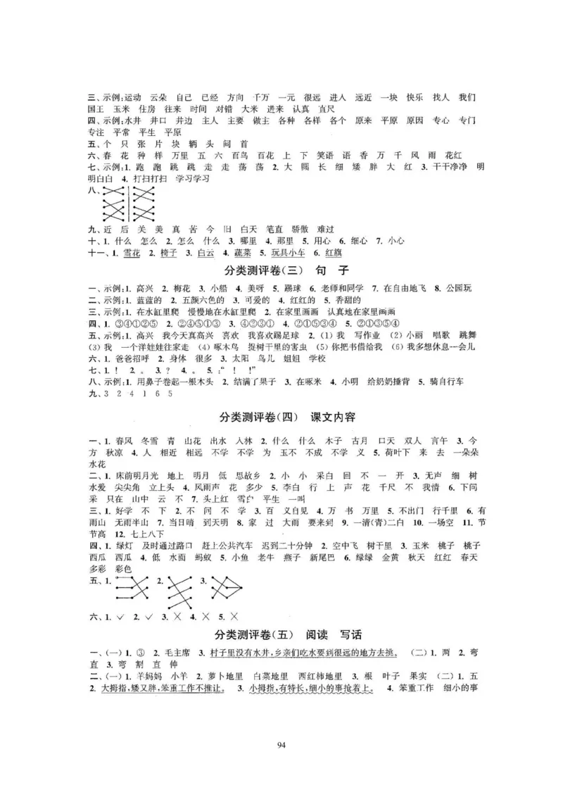 2020年新版人教部编版一年级语文下册(22套)试卷含答案_一年级上下册资料_小学一年级学习资料-25年更新版_1-02、小学一年级语文下册_3-6-2-2、练习题、作业、专项、试卷_部编（人教）版