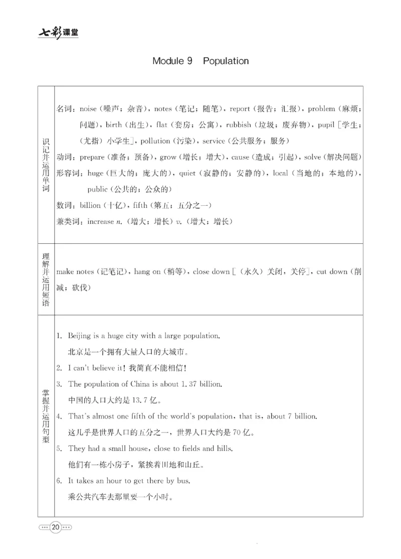 外研版英语八年级上册预习卡_25秋初中「外研版英语7-9年级上册教材全解