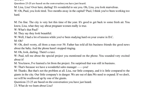 2013年6月四级听力答案解析（三）_大学英语四级+六级_四级真题_专项_四级听力专项_2010-2015_2013.06四级