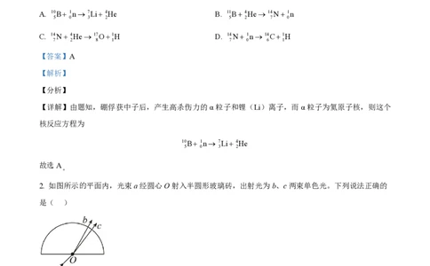 2021年高考物理试卷（北京）（解析卷）_物理历年高考真题_新&middot;PDF版2008-2025&middot;高考物理真题_物理（按年份分类）2008-2025_2021&middot;高考物理真题