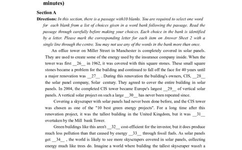 2018.06真题第1套_大学英语四级+六级_四级真题_四级真题_1990年-2018年真题资料合集_2018年06月CET4题+解+音频_02、真题word版