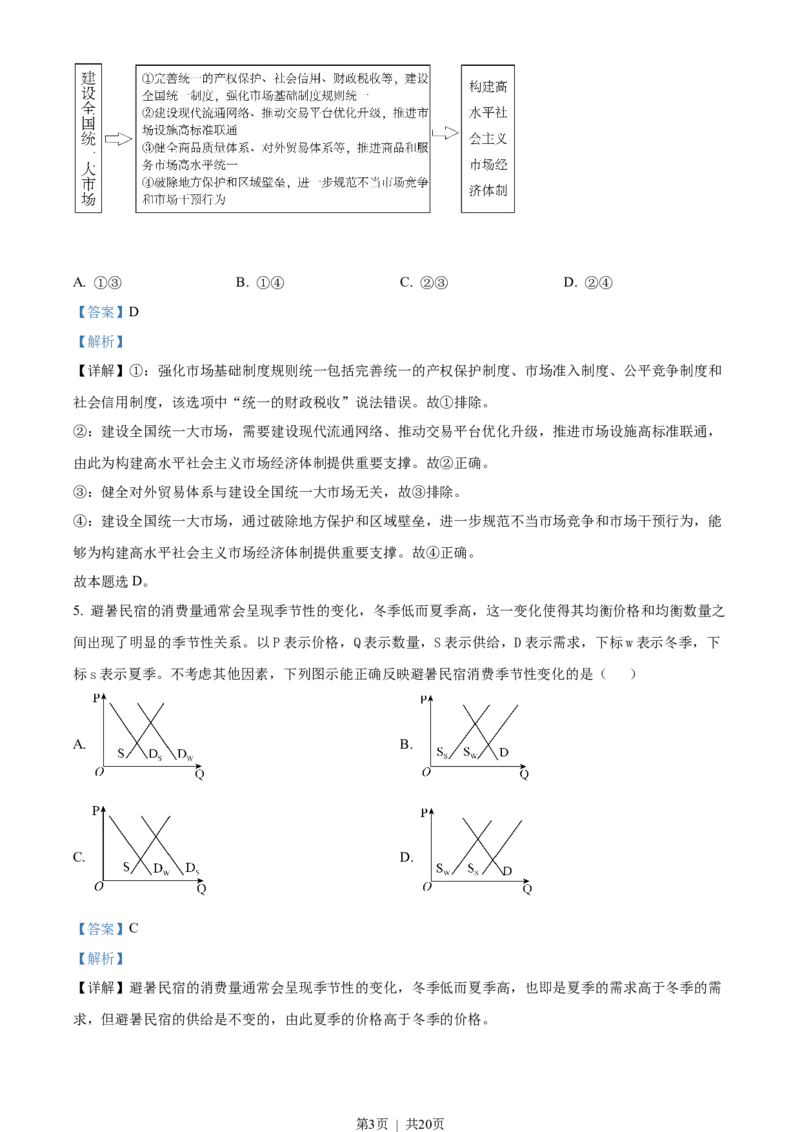 2022年高考政治试卷（湖南）（解析卷）_政治历年高考真题_新&middot;Word版2008-2025&middot;高考政治真题_政治（按试卷类型分类）2008-2025_自主命题卷&middot;政治（2008-2025）_湖南自主命题&middot;政治（2021-2025）
