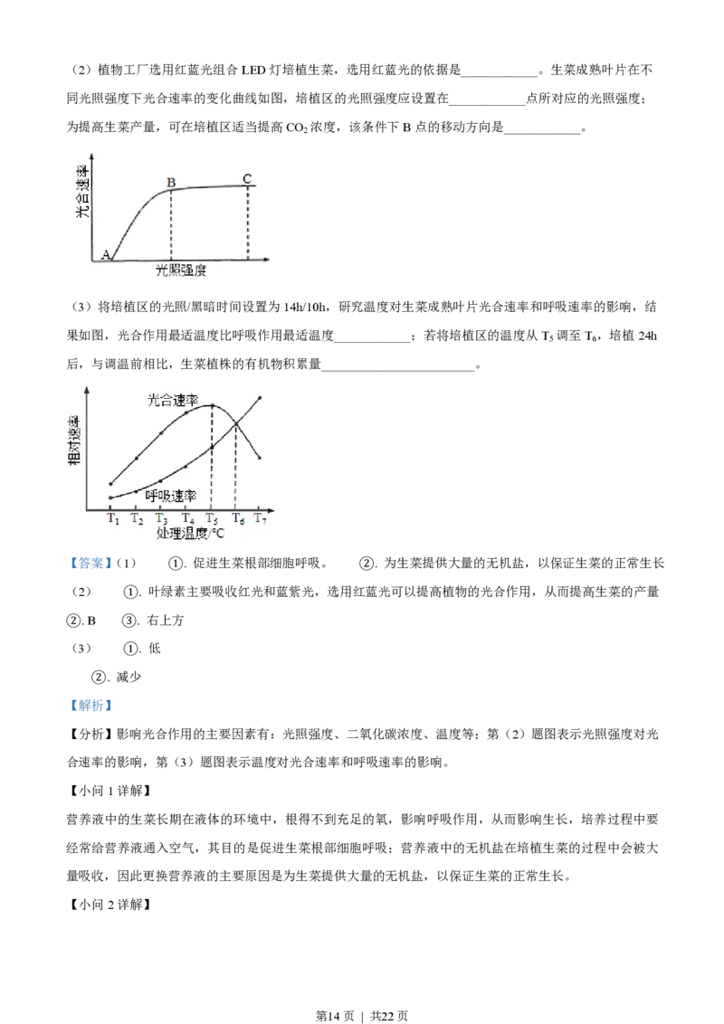2021年高考生物试卷（海南）（解析卷）_生物历年高考真题_新&middot;PDF版2008-2025&middot;高考生物真题_生物（按试卷类型分类）2008-2025_自主命题卷&middot;生物（2008-2025）_海南自主命题&middot;生物（2008-2024）
