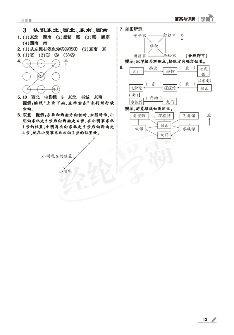 25春5星学霸数学-二下-SJ--答案详解_二年级上下册资料_53黄冈多个品牌系列资料_数学