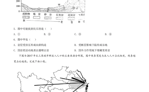 2022年高考地理试卷（浙江）（6月）（空白卷）_地理历年高考真题_新&middot;Word版2008-2025&middot;高考地理真题_地理（按试卷类型分类）2008-2025_自主命题卷&middot;地理（2008-2025）