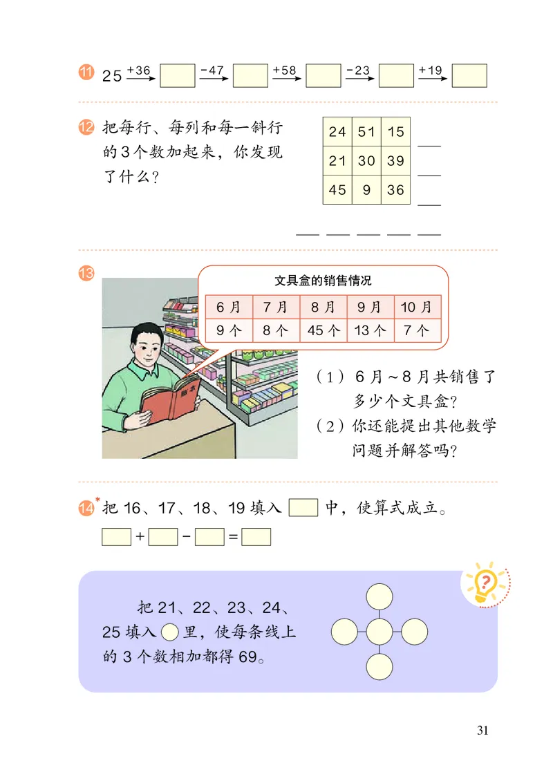 2022人教版二年级上册数学PDF电子课本_二年级上下册资料_小学二年级学习资料-25年更新版_2-03、小学二年级数学上册_2-3-4、电子教材、课本