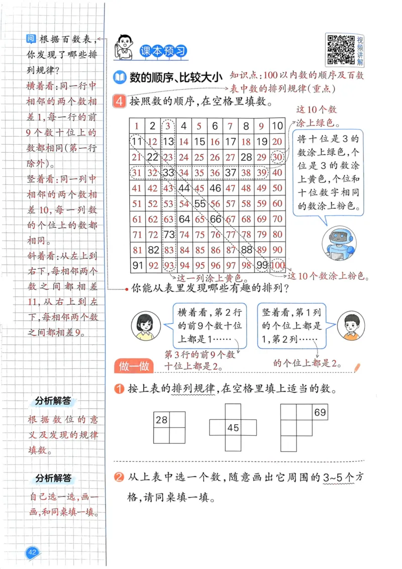 25春一本预习笔记1下数学_一年级上下册资料_53黄冈多个品牌系列资料_数学