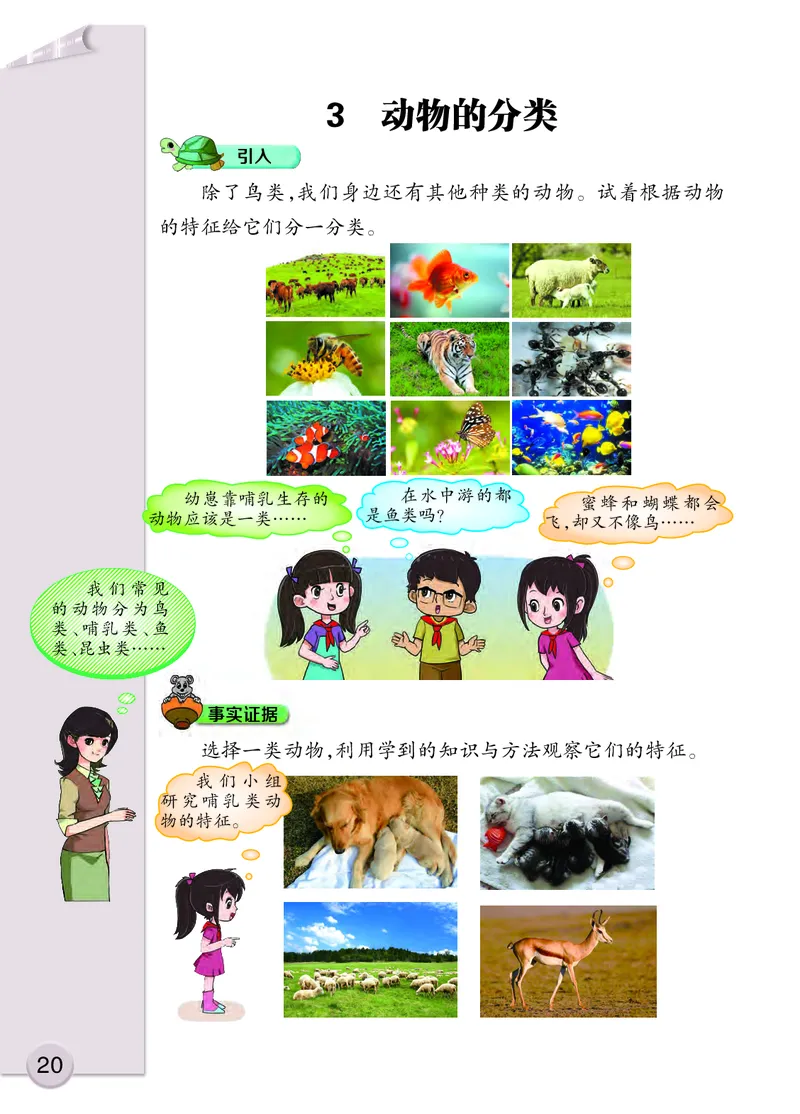 大象版3年级科学上册高清教材_全部版本&bull;小学科学电子课本_大象版小学科学电子课本