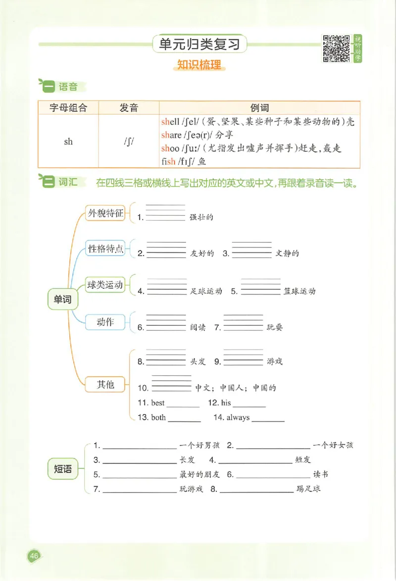 25秋《一本预习笔记》英语人教版4上_25秋《一本预习笔记》语数外，人教，北师1-6上_25秋《一本预习笔记》英语人教pep3-6_四年级预习笔记英语人教
