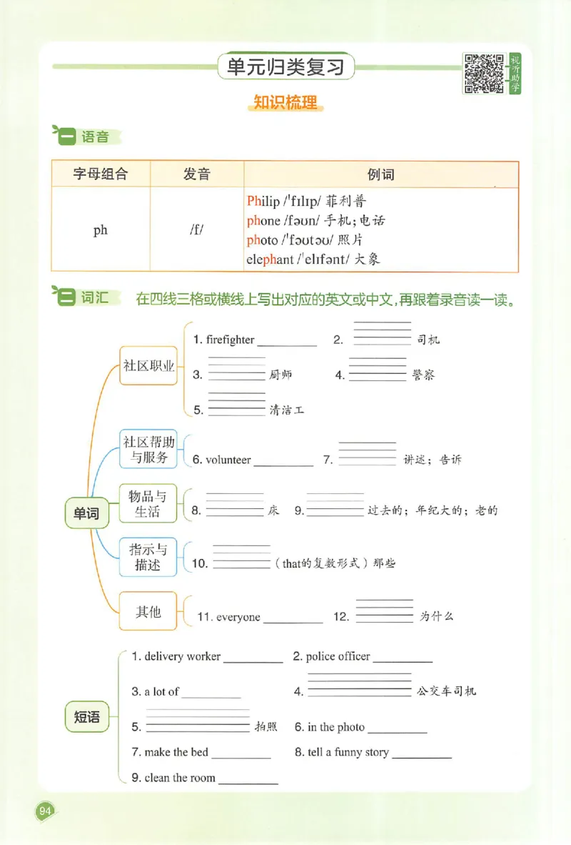 25秋《一本预习笔记》英语人教版4上_25秋《一本预习笔记》语数外，人教，北师1-6上_25秋《一本预习笔记》英语人教pep3-6_四年级预习笔记英语人教