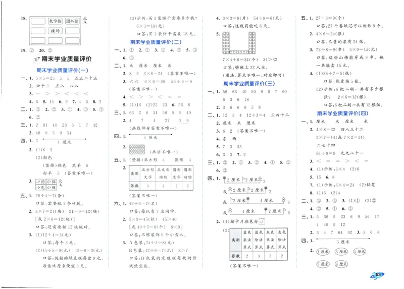 25秋53全优卷2人数（上）_2025秋《53全优卷》人教数学1-6