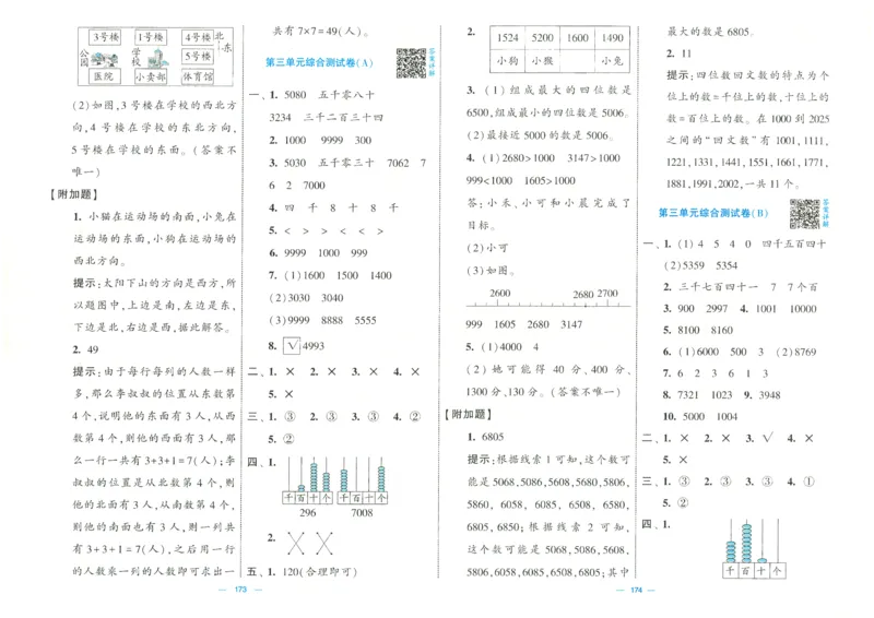 25春《学霸提优大试卷》数学BS2下_二年级上下册资料_53黄冈多个品牌系列资料_数学