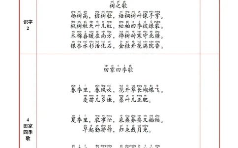 2语上必背内容+默写表_人教版小学语文上下册必背课文古诗词日积月累汇总背诵默写(1)
