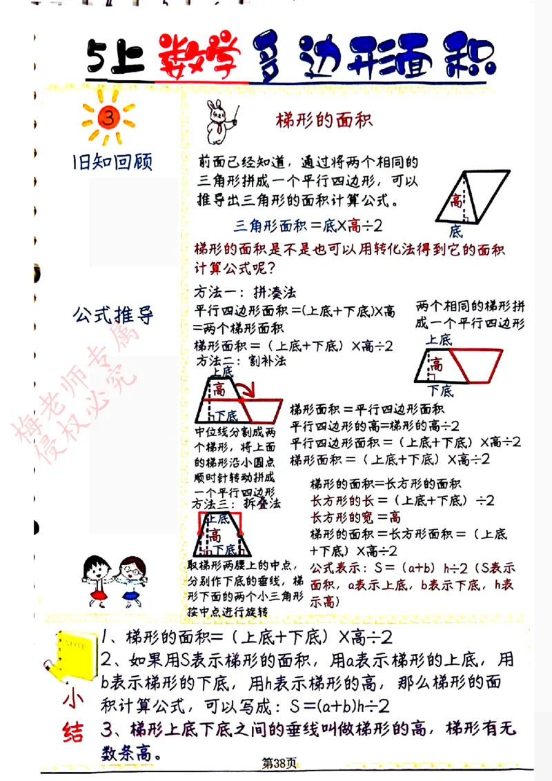 五上数学手写笔记彩色2_小学全网线上同款资料_41号文件夹4-6年级