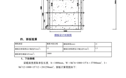 05-核心区1300x2300梁侧模板计算书_2020年公司级优秀施组方案_合肥维信诺项目-高大模板安全专项施工方案_03-计算书