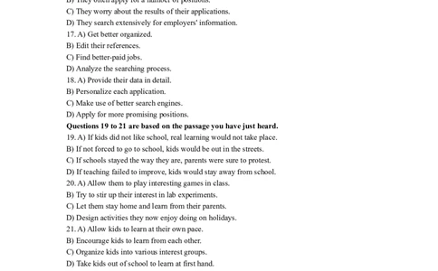 2018.06真题第2套_大学英语四级+六级_四级真题_四级真题_1990年-2018年真题资料合集_2018年06月CET4题+解+音频_02、真题word版